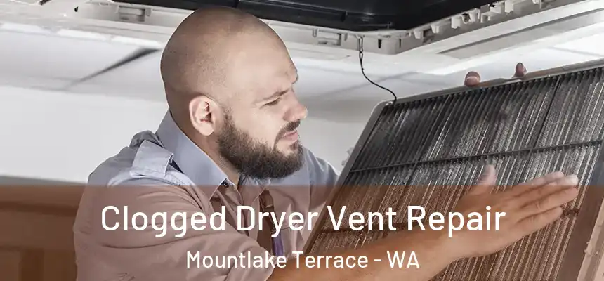 Clogged Dryer Vent Repair Mountlake Terrace - WA