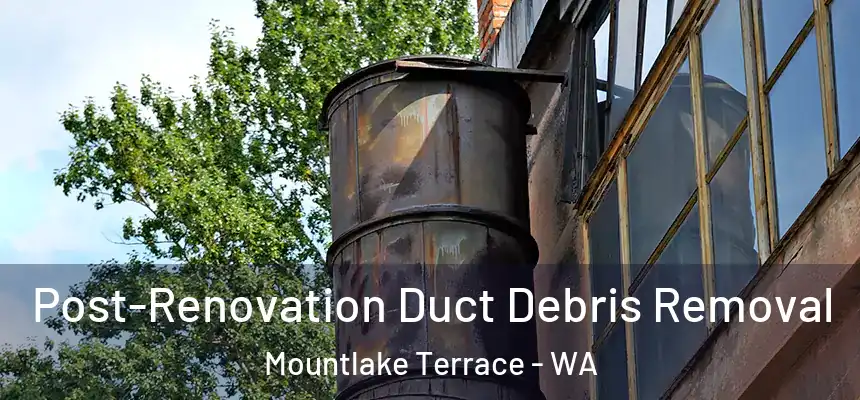  Post-Renovation Duct Debris Removal Mountlake Terrace - WA